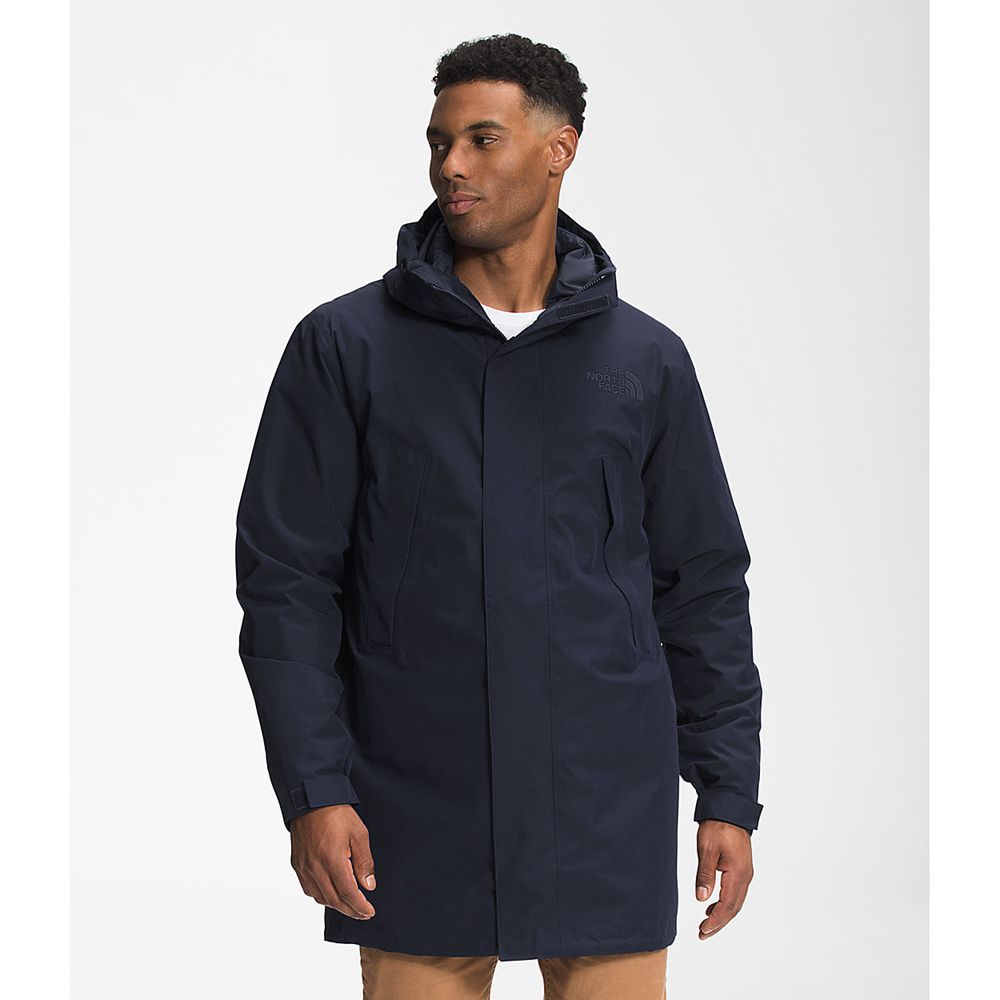 The North Face Insulated Jacket Mens Australia - The North Face Arctic Triclimate® Navy (WEA-028761)